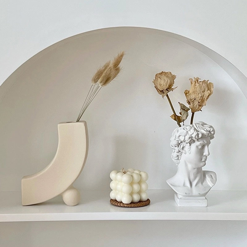 Retro Nordic Ceramic Art Vase