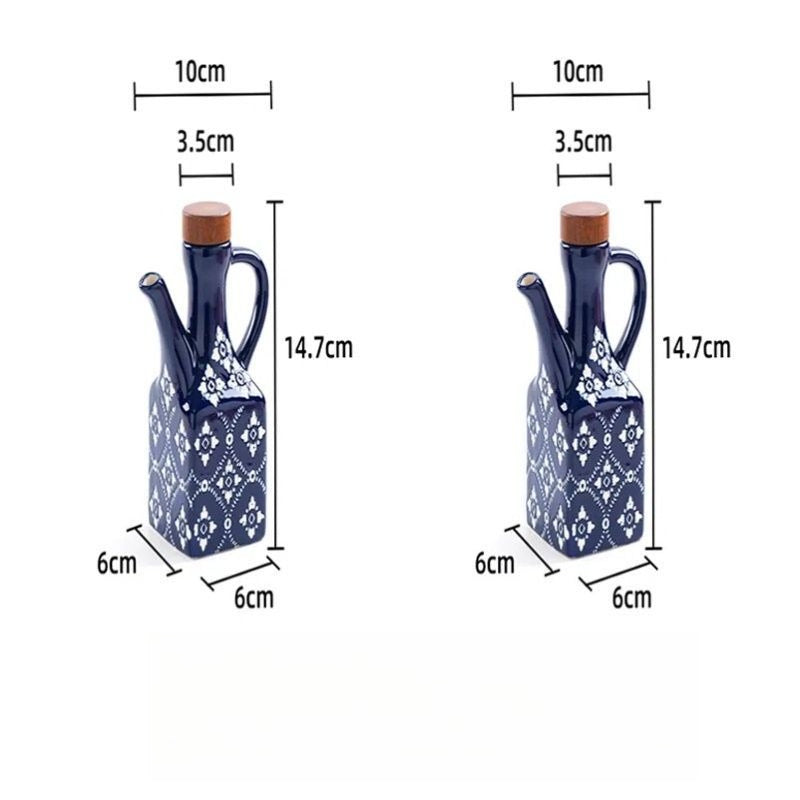Tile Pattern Oil Cruet