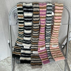 Striped Long Decorative Scarf - Modomu