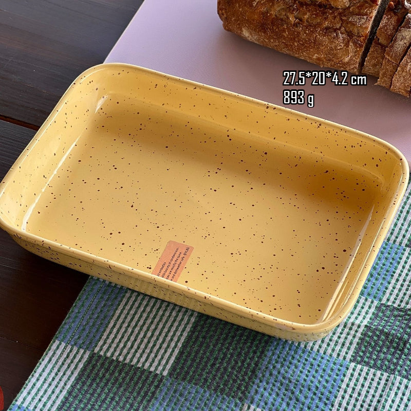 Speckled Square Serving Tray