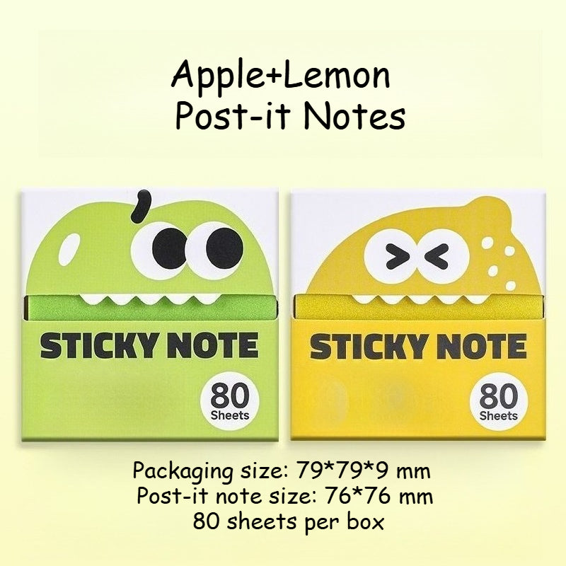 Fruit Monster Sticky Notes