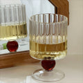 Textured Heat Resistant Glass Goblet - Modomu
