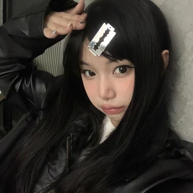 Acrylic Razor Blade Hair Clip