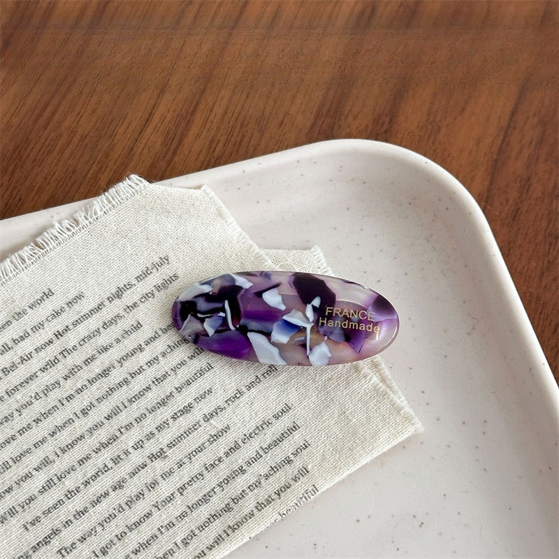 Marbled Oval Edge Clips