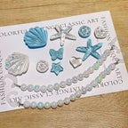 Seashell Starfish Charm Set