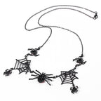 Spider Web Statement Necklace