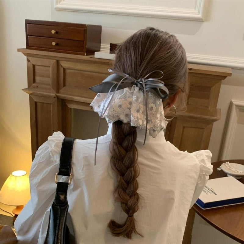 Lace Bow Hair Clip
