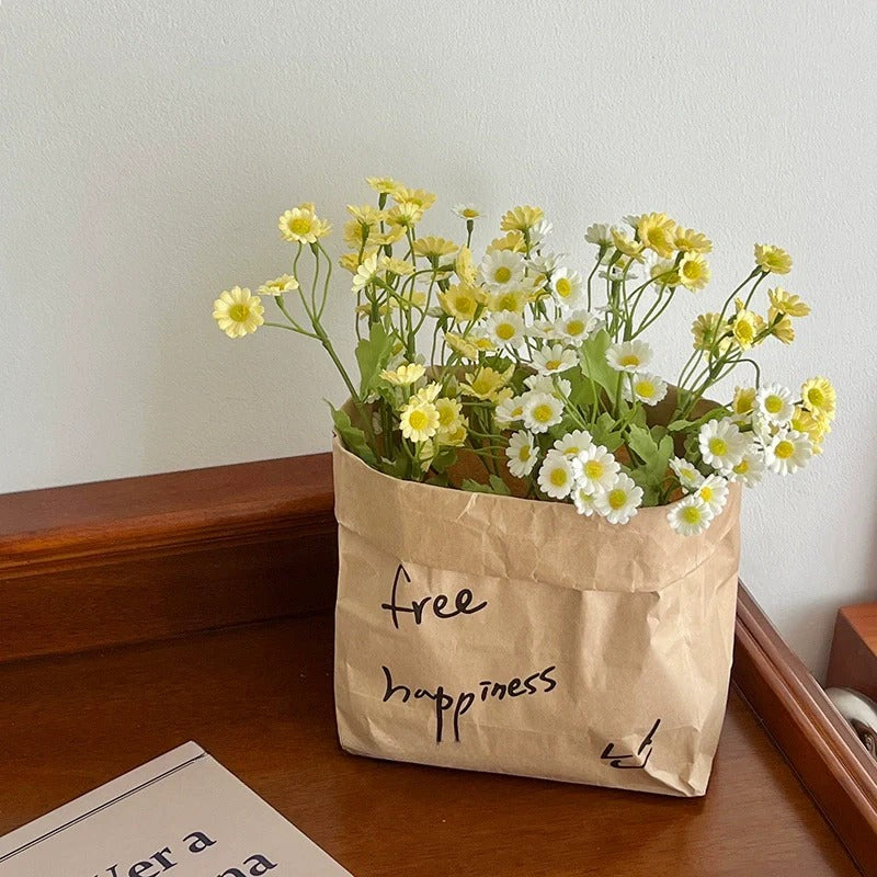Daisy Chamomile Paper Bag Decor - Modomu