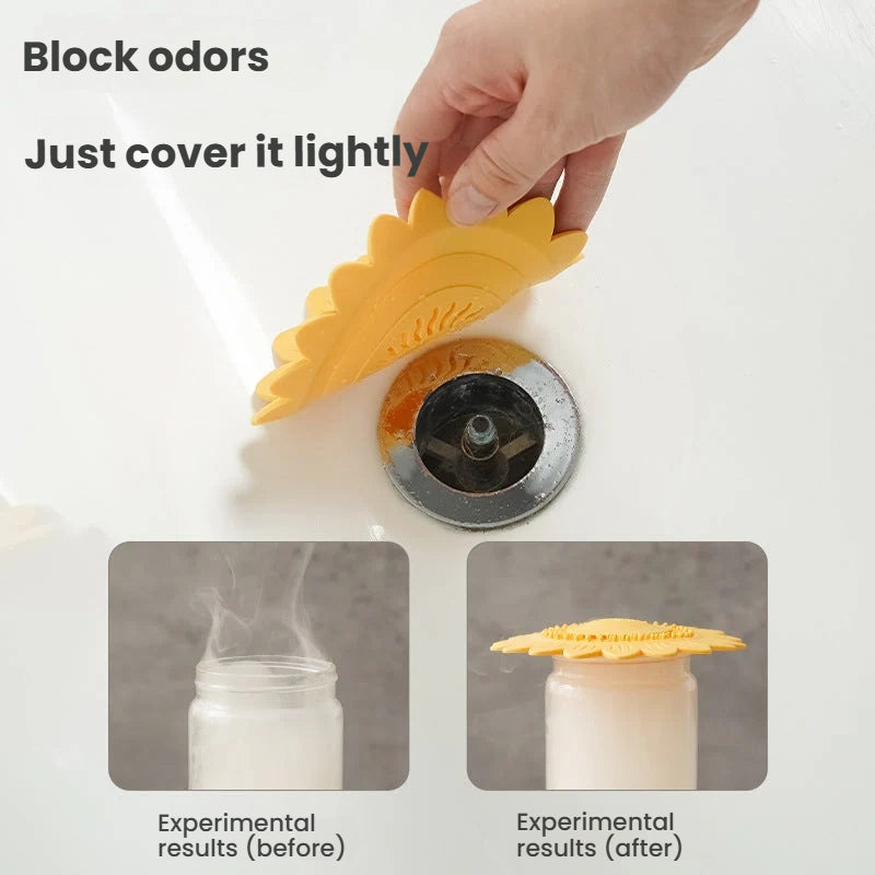 Sunflower Silicone Sink Drain Mat