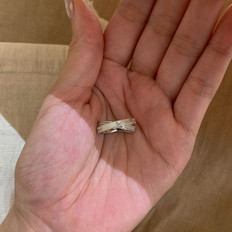 Double Band Statement Ring - Modomu