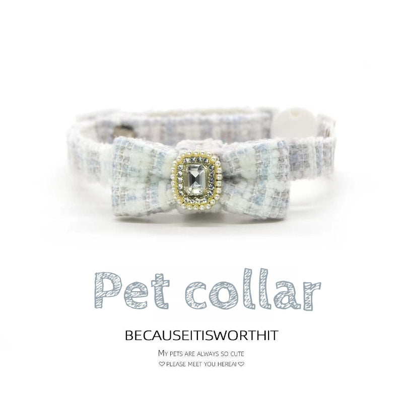 Cat Collar With Bow Charm