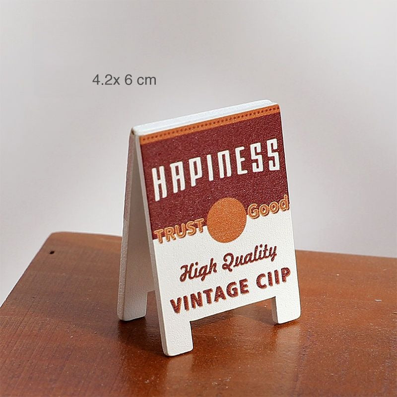 Wooden Note and Photo Clip