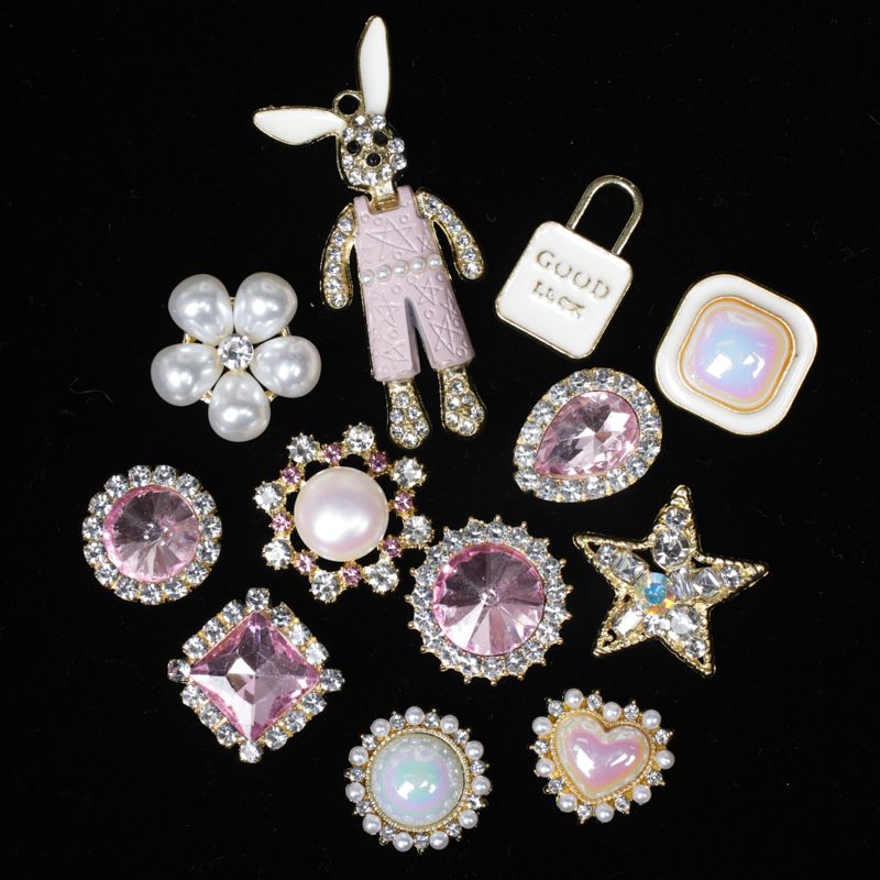 Baroque Gem Charm Mix