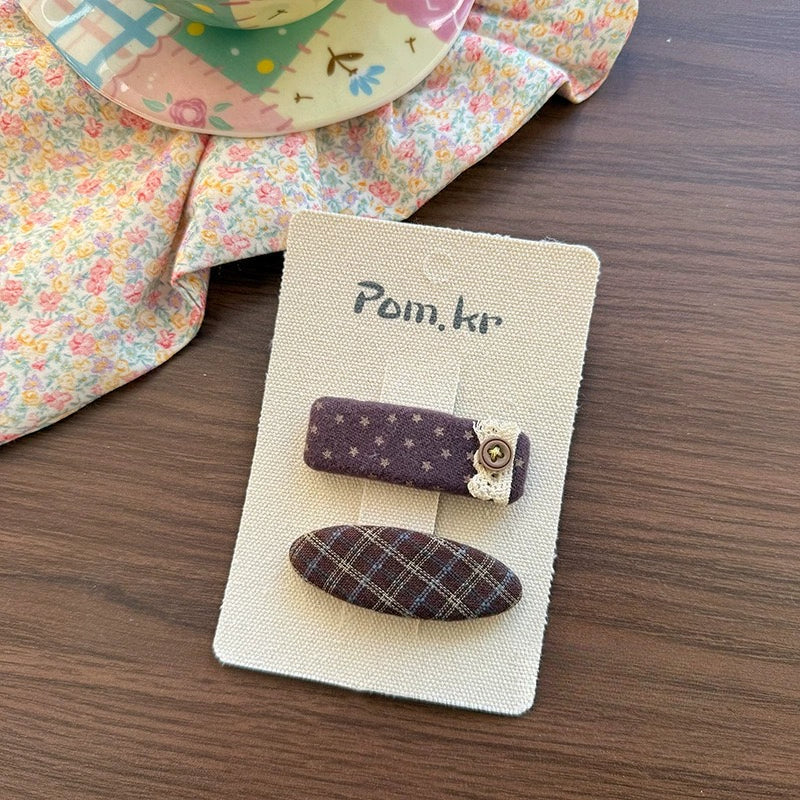 Plush Bow Fabric Hair Clip - Modomu