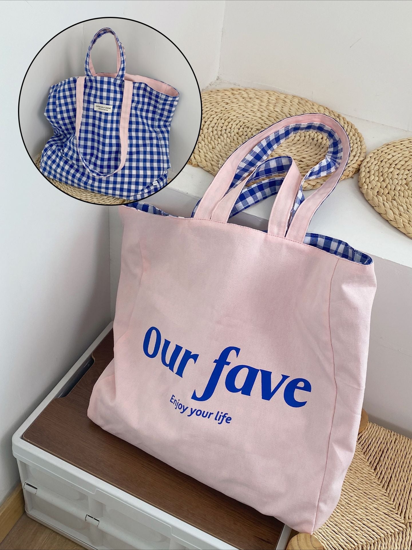 Floral Canvas Tote Commuter Bag - Modomu