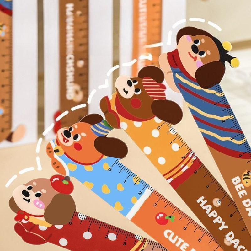 Cartoon Puppy Magnetic Bookmark Ruler - Modomu