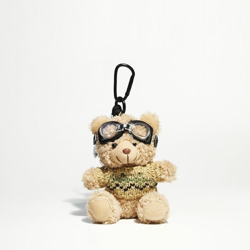 Bear Plush Keychain Charm - Modomu