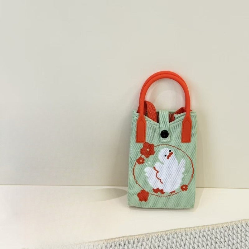 Knit Animal Phone Bag