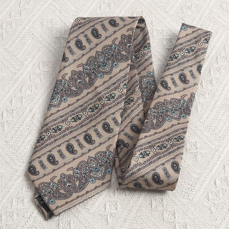 Retro Silk Look Mens Tie - Modomu