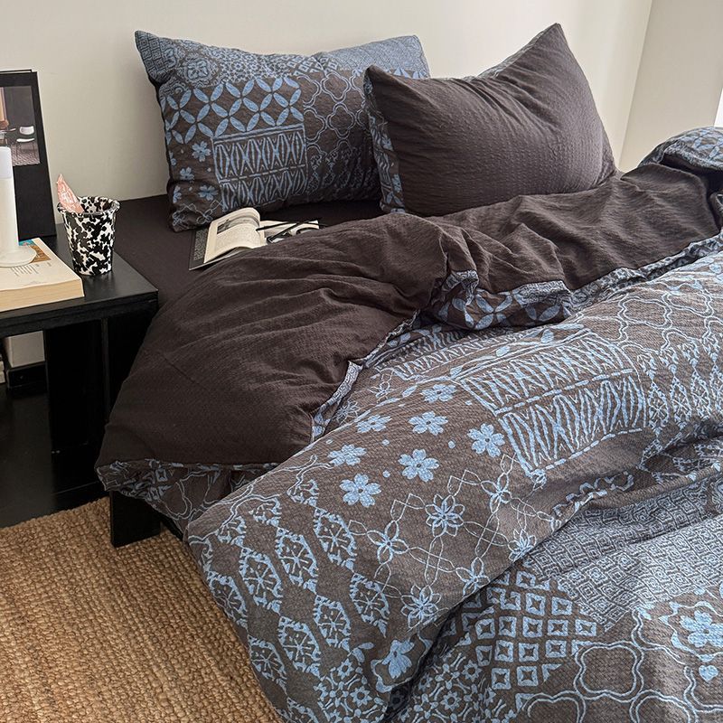 Waffle Crinkle Bedding Set