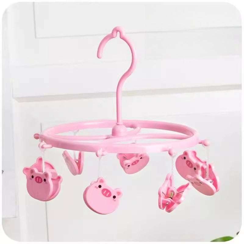 Strawberry Sock Clips Organizer