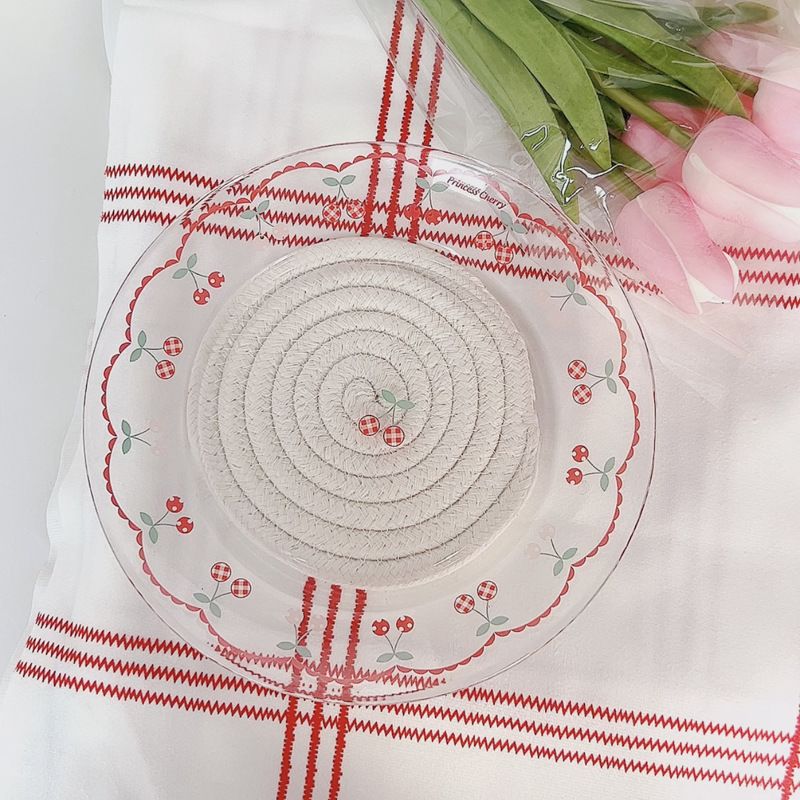 Fine Line Heart Breakfast Plate
