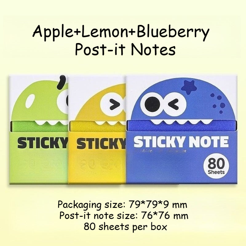 Fruit Monster Sticky Notes