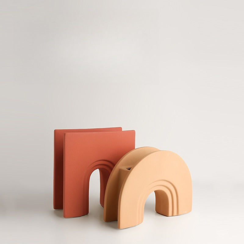 Geometric Arch Ceramic Vase - Modomu