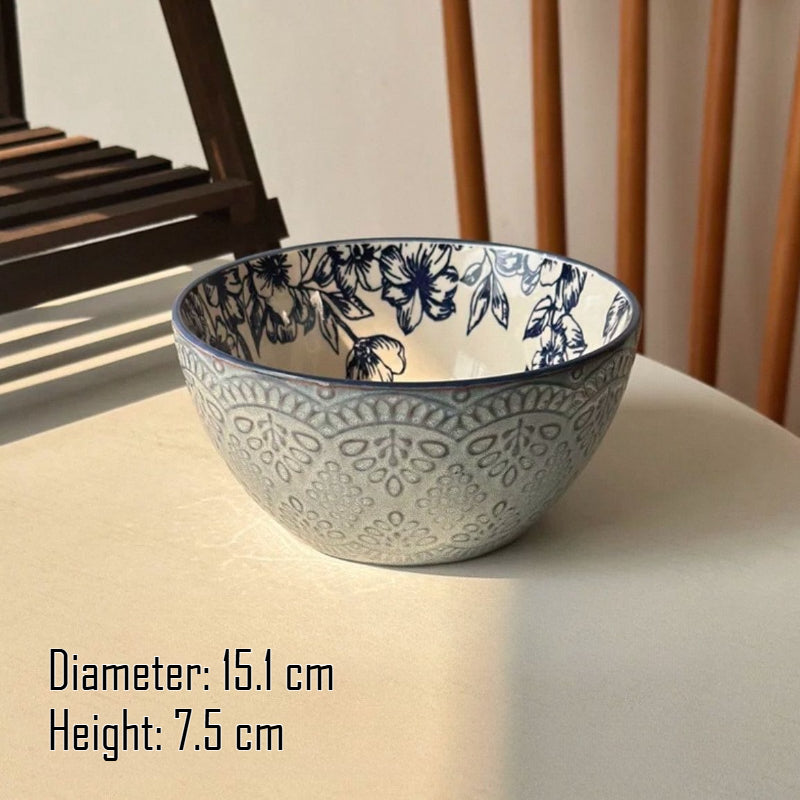 Ceramic Noodle and Rice Bowl