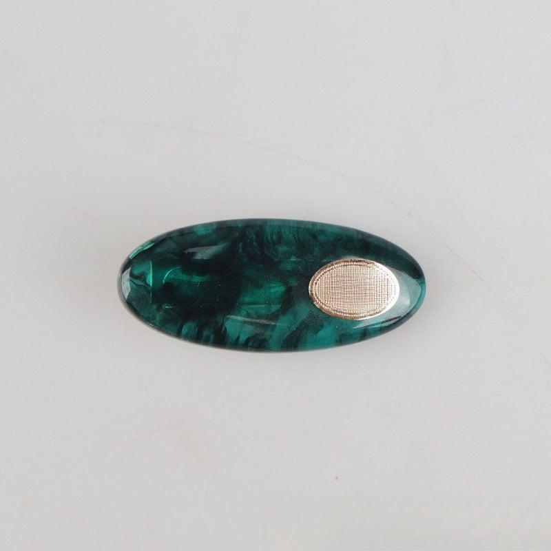Amber Marbled Snap Clips