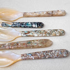 Mother-of-Pearl Mosaic Serving Spoon