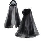 Sheer Hooded Ghost Cape