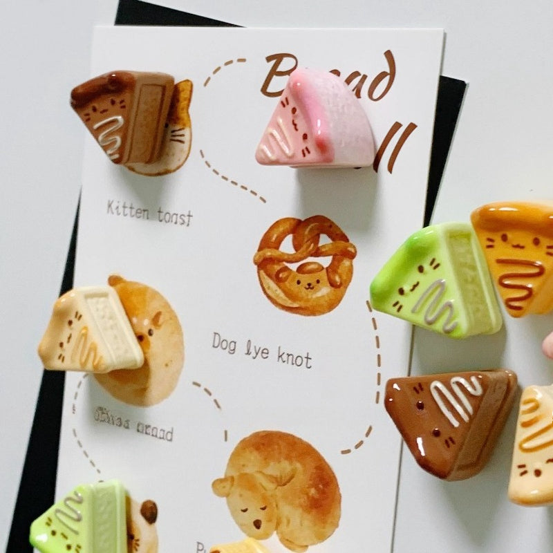 Mini Cat Cake Fridge Magnets