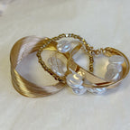 Layered Geometric Open Bracelet Set - Modomu