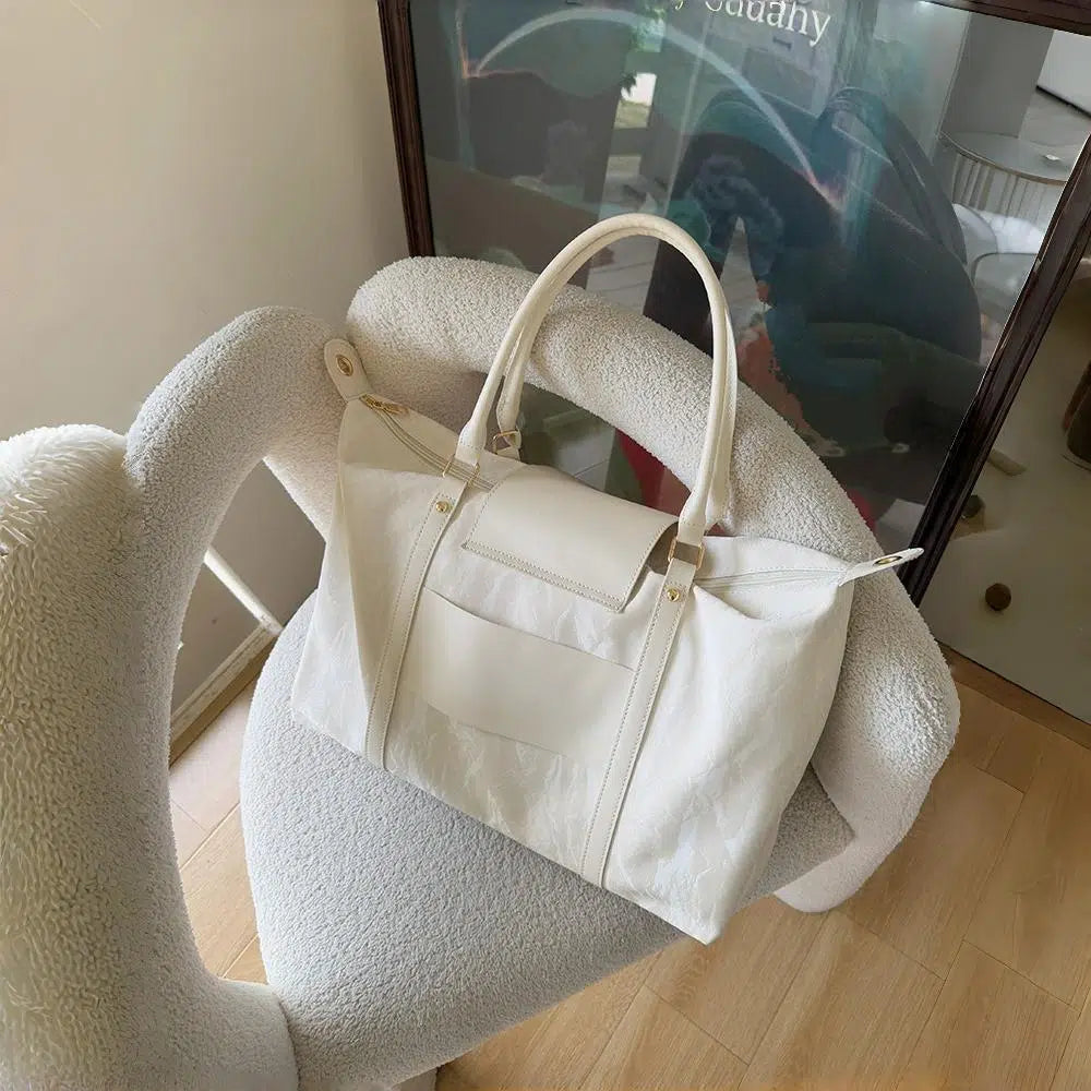 Large capacity travel bag Women's short-distance portable business trip storage luggage bag Fitness travel light bag luggage bag