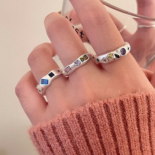 Adjustable Zircon Heart Ring - Modomu