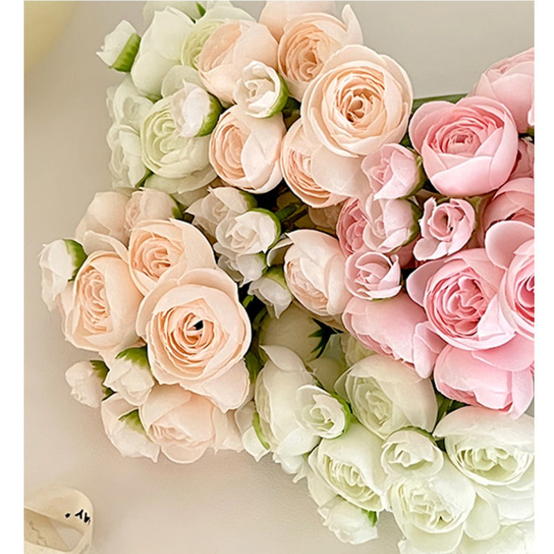 Minimal Faux Lotus Bouquet Decor