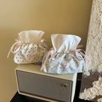 Polka Dot Drawstring Tissue Bag - Modomu