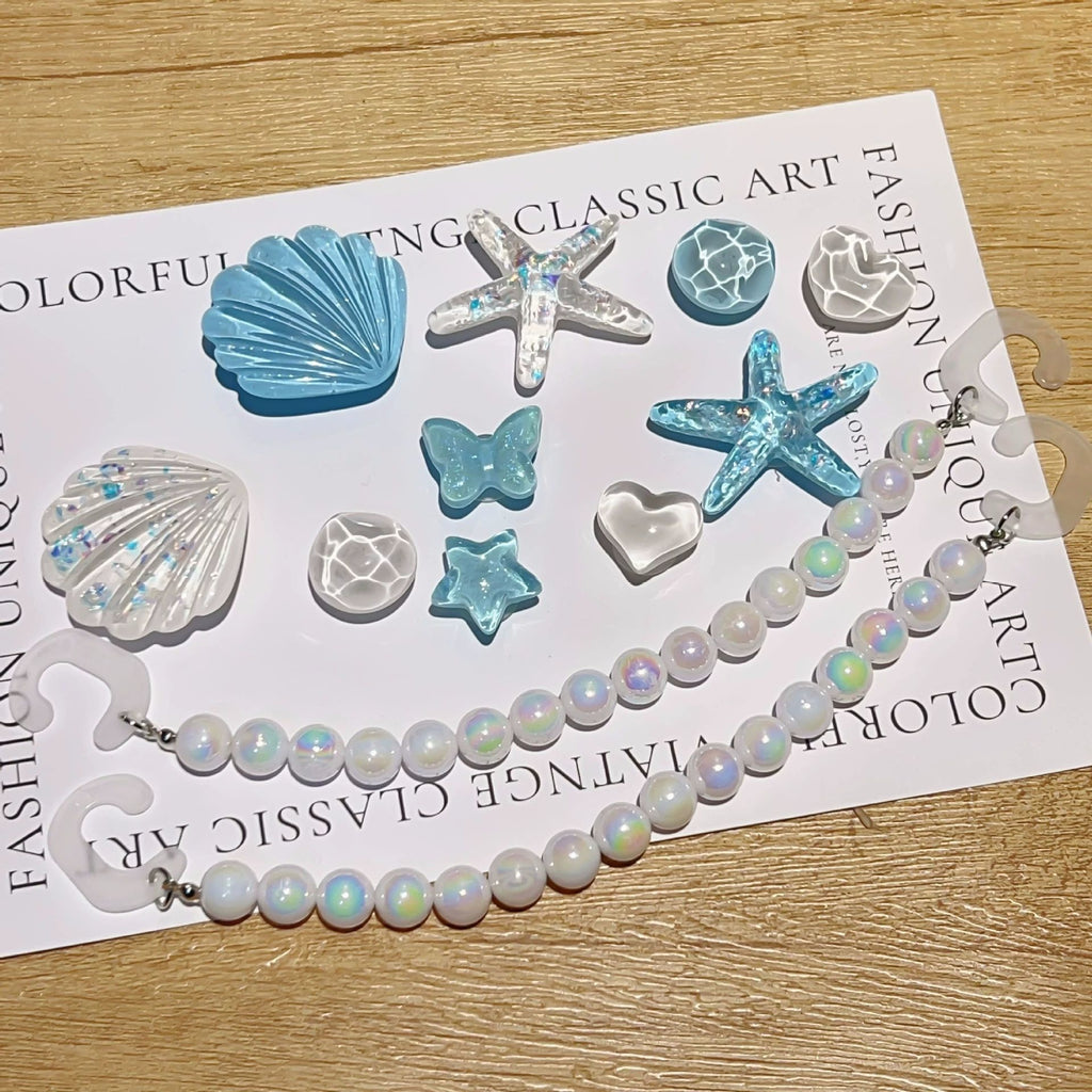 Seashell Starfish Charm Set