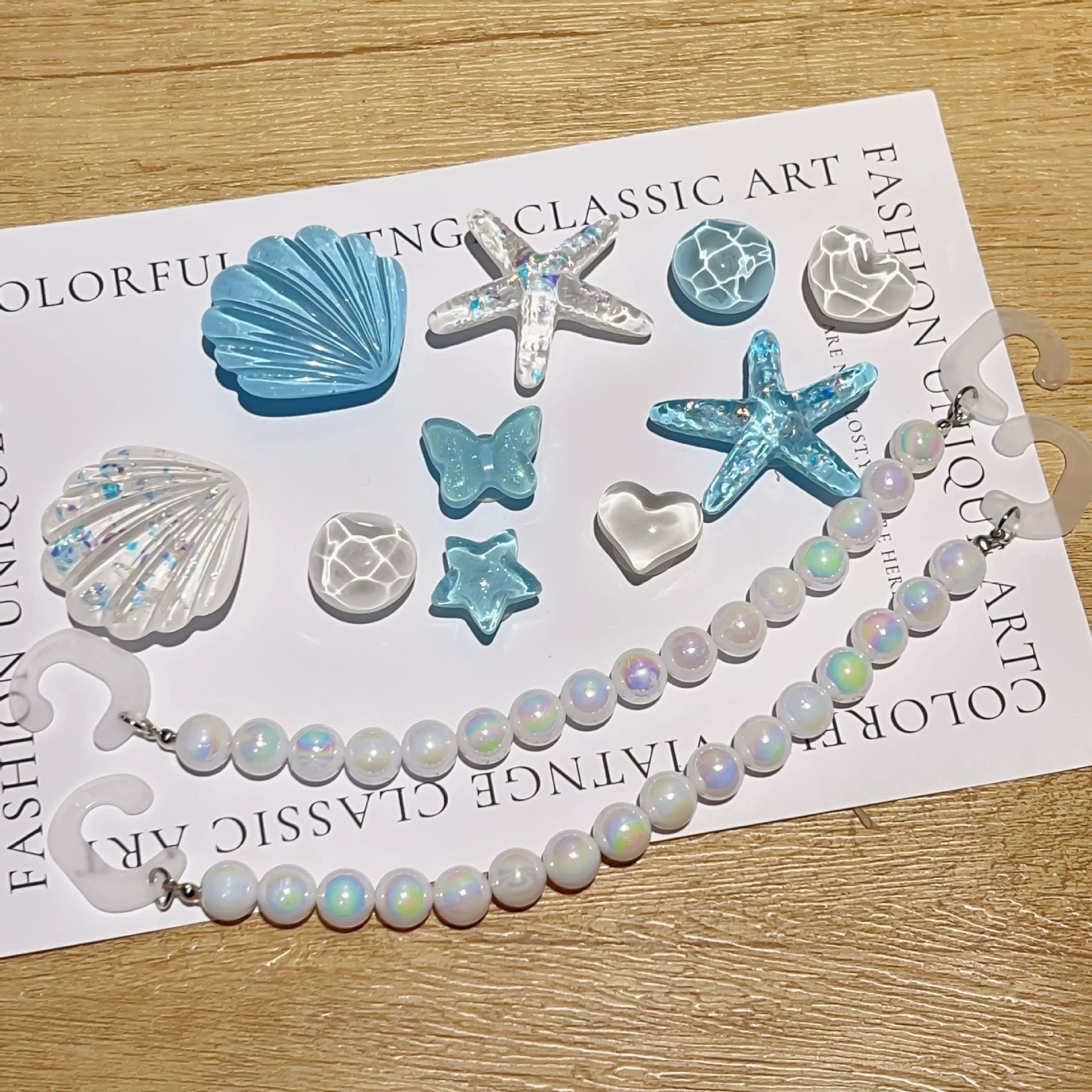 Seashell Starfish Charm Set