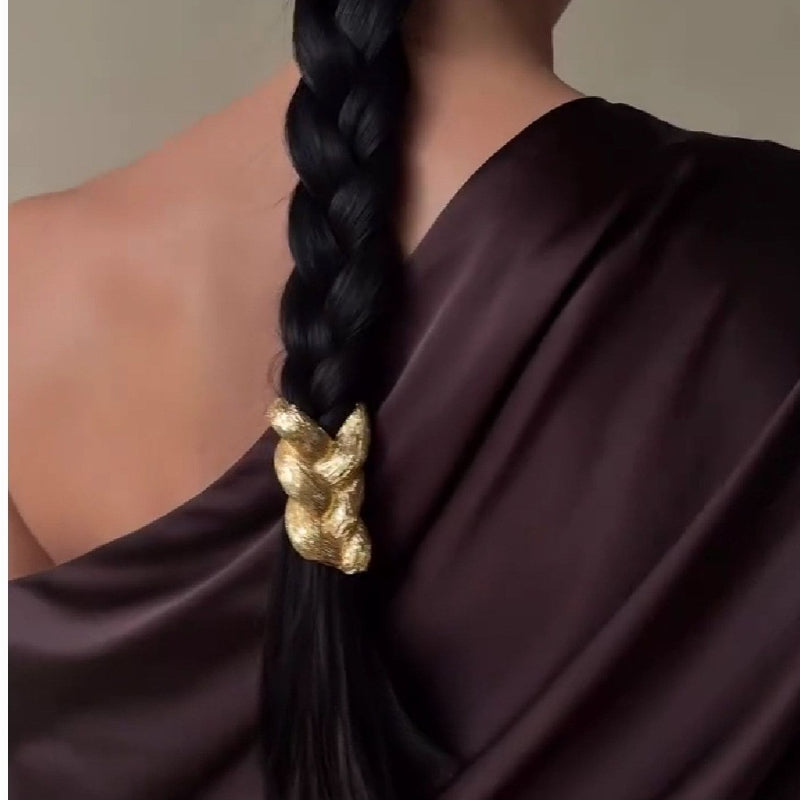 Twist Metal Hair Tie Accessory