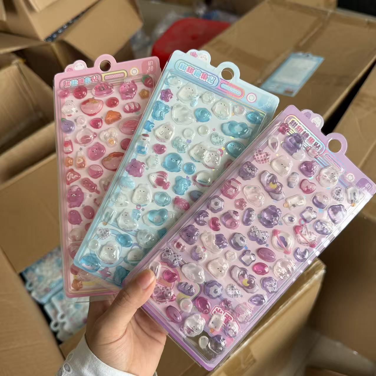 Puffy Jelly Sticker