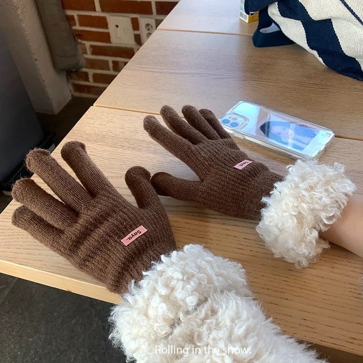 Touchscreen Knit Fingerless Gloves - Modomu