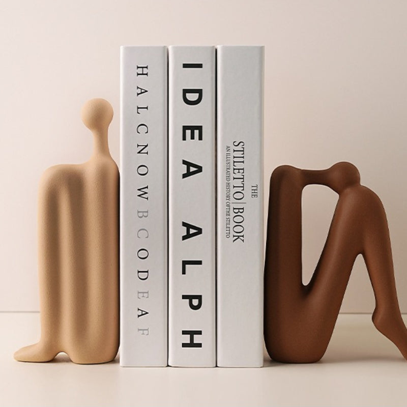 Abstract Character Bookend Sculpture - Modomu