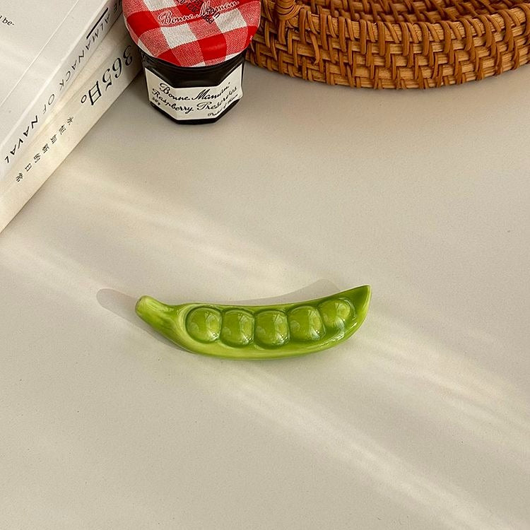 Hand-Painted Vegetable Chopstick Rest