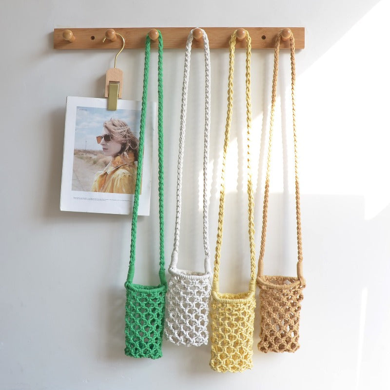 Crochet Openwork Phone Pouch