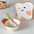 Cute Ceramic Cartoon Rice Bowl - Modomu