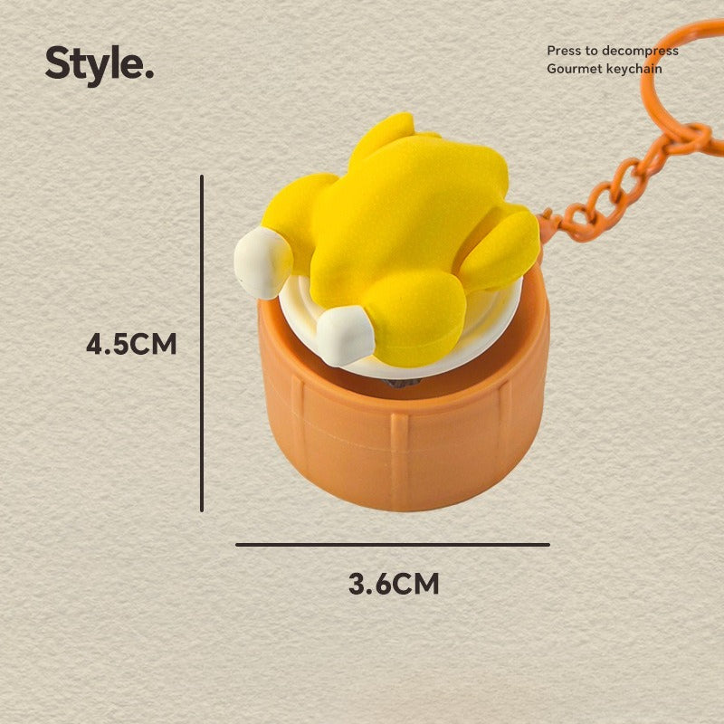 Miniature Food Press Button Charm