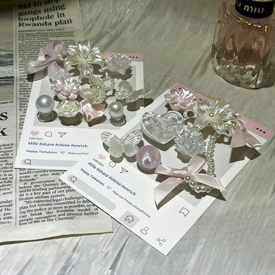 Ribbon Bow Bloom Charms