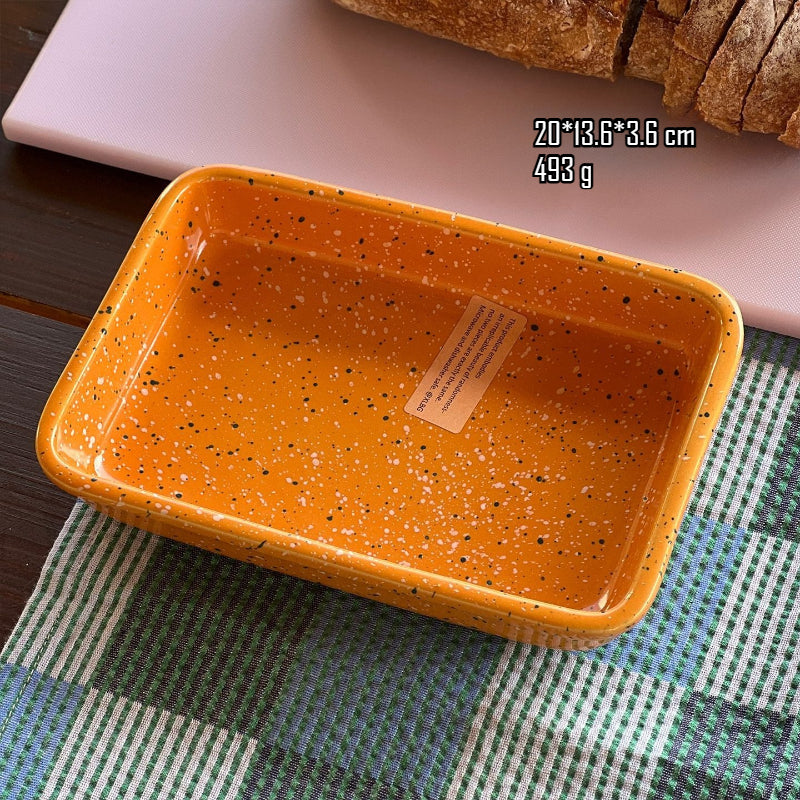 Speckled Square Serving Tray